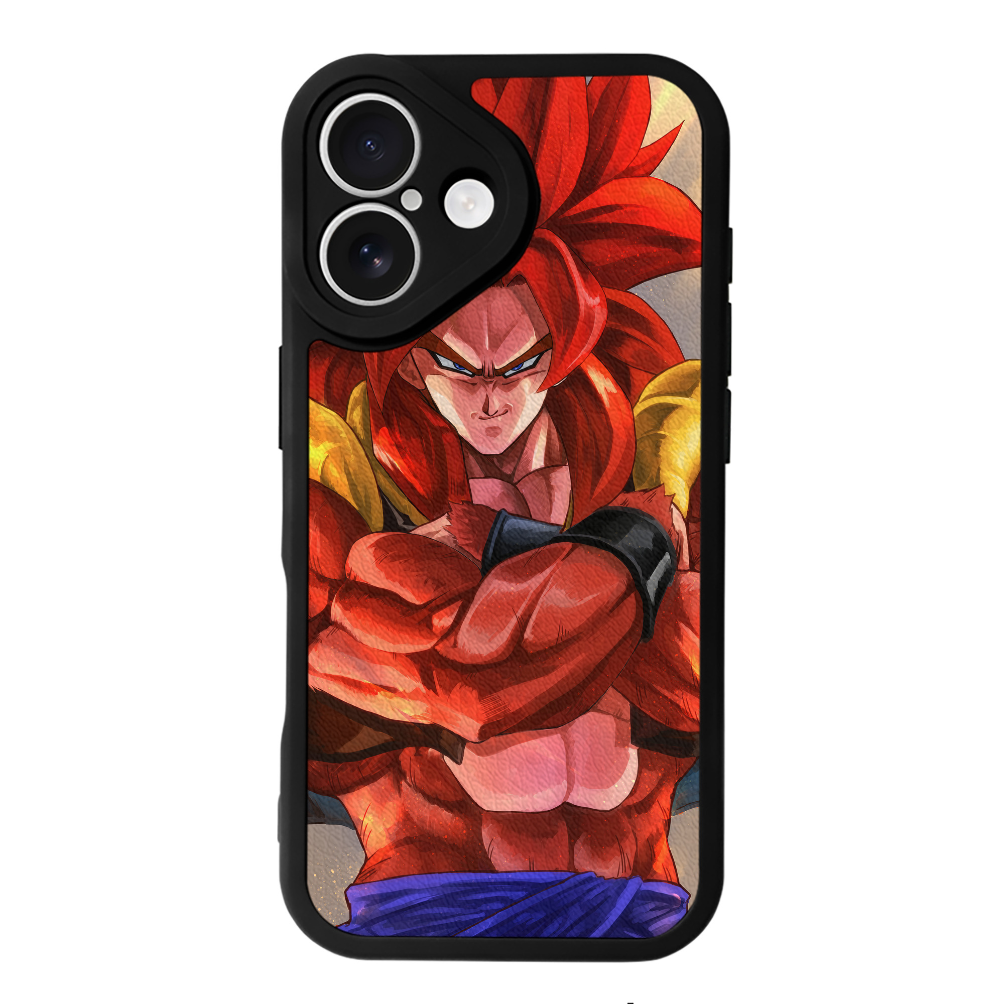 （画像用） ドラゴンボール DRAGON BALL 【iPhone 16シリーズ対応】シリコンスマホケース（レザー調） 材質：シリコン